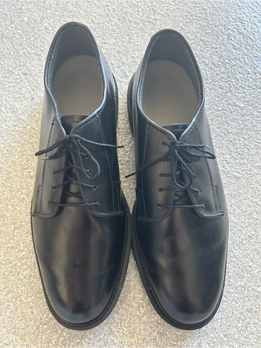 NWOT Altama Men’s Black Leather Uniform Oxford Vibram Dress Shoes Size 11.5D